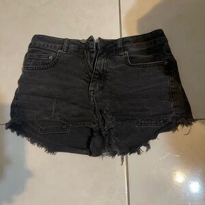 H&M Charcoal Jean Shorts